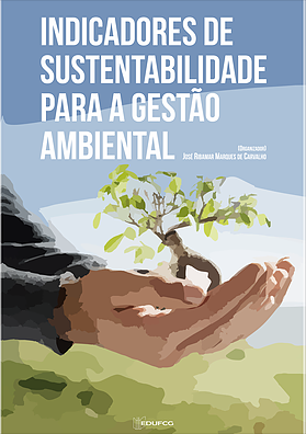 A capa possui a ilustração de mãos segurando uma planta.